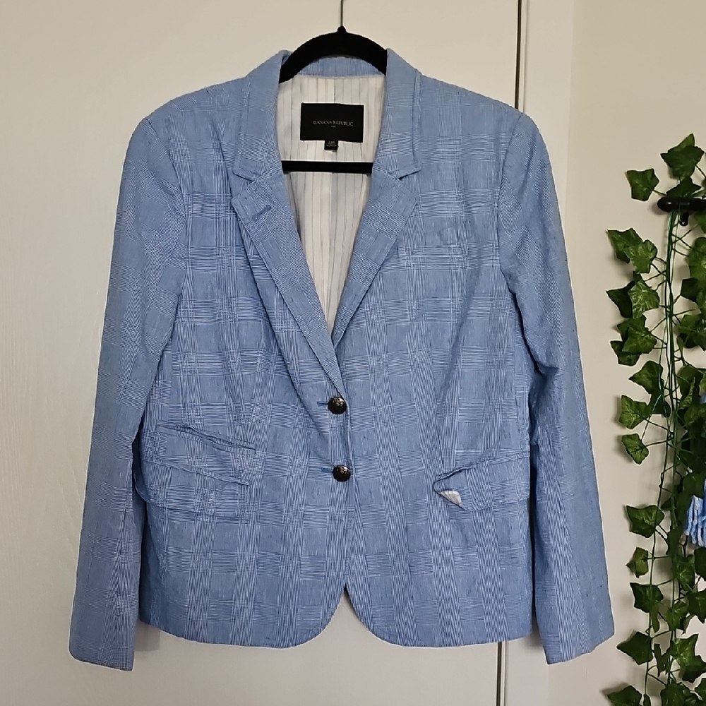 Banana Republic Light Blue Blazer